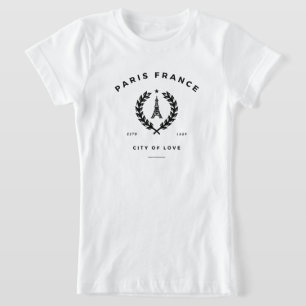Camiseta París Francia Ciudad del Amor