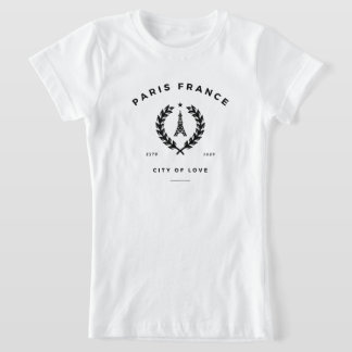 Camiseta París Francia Ciudad del Amor