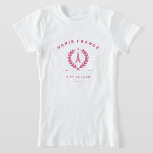 Camiseta París Francia Ciudad del Amor