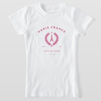 Camiseta París Francia Ciudad del Amor