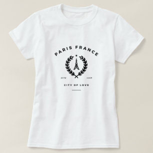 Camiseta París Francia Ciudad del Amor