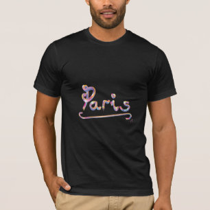 Camiseta París Francia Colorido francés
