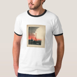 Camiseta París, Francia - Gráfico inspirado de los años 60