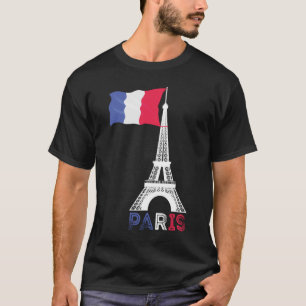 Camiseta París Francia Tema Amor Torre Eiffel