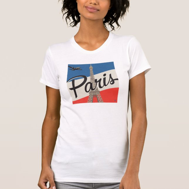 Camiseta París Francia | Torre Eiffel (Anverso)