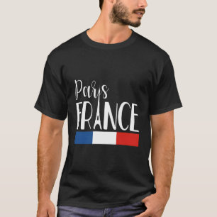 Camiseta Paris Francia Torre Eiffel Bandera Europa Travesía