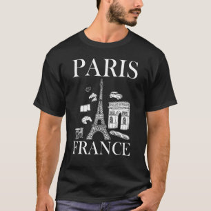 Camiseta París Francia Torre Eiffel Francia Hermosa París