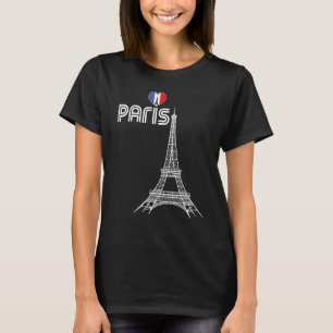 Camiseta París I Amo la Torre Eiffel Francia