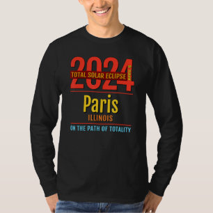 Camiseta París Illinois IL Eclipse Solar Total 2024 4