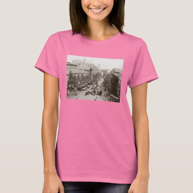 Camiseta París: Les Halles, C1900 (Anverso)