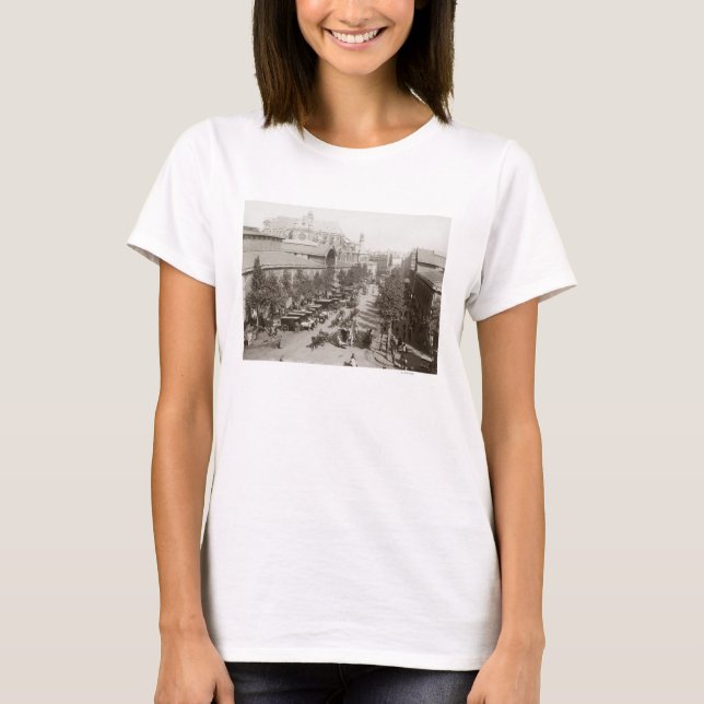Camiseta París: Les Halles, C1900 (Anverso)