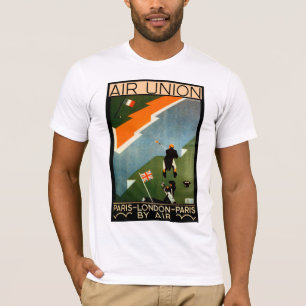 Camiseta París - Londres - París por el aire