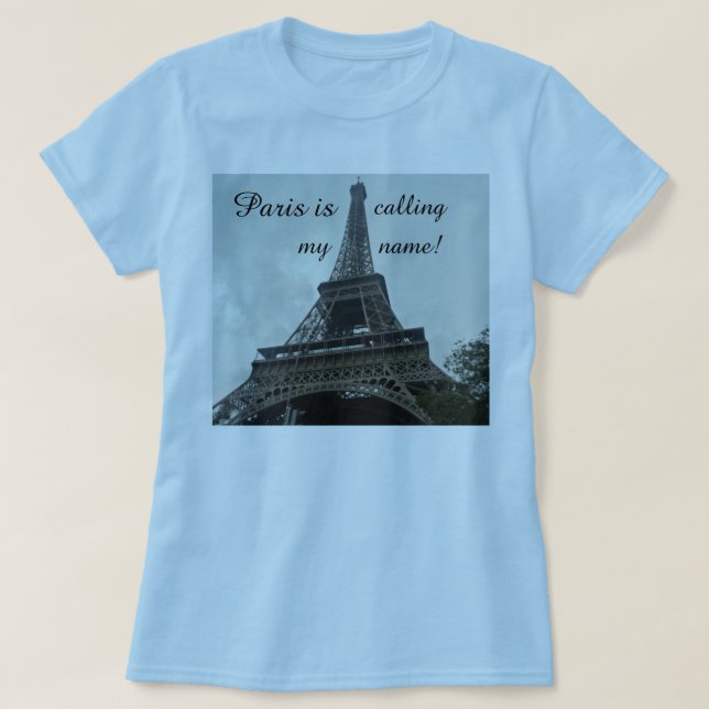 Camiseta PARÍS ME LLAMA Tee (Diseño del anverso)