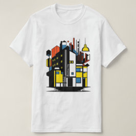 Camiseta paris mondrian city jnf