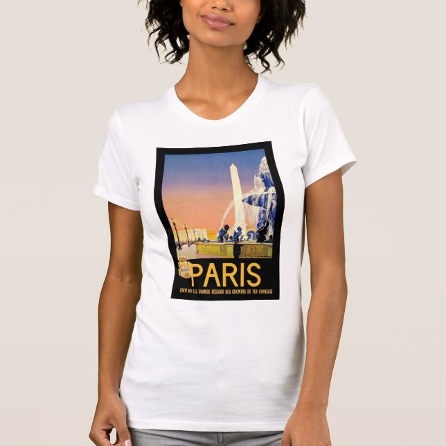 Camiseta París ~ Plaza del Concorde (Anverso)