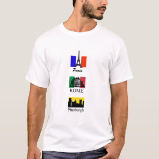 Camiseta París, Roma, Pittsburgh