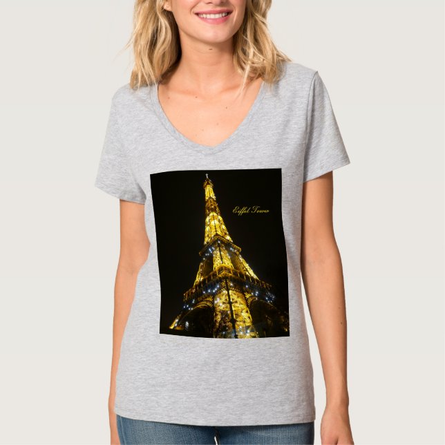Camiseta París. Torre Eiffel. (Anverso)