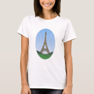 Camiseta  París:Torre Eiffel: Dibujo de vectores: