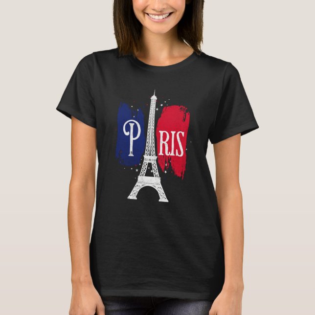Camiseta París Torre Eiffel Francesa Europa París En (Anverso)
