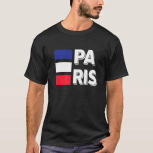 Camiseta París Y El Color Nacional De Francia La Capital De