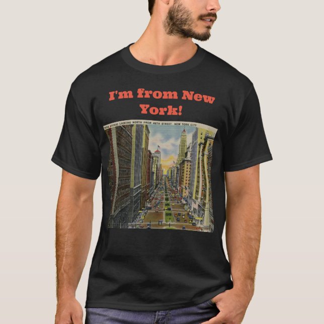 Camiseta Park Ave., New York City Vintage (Anverso)