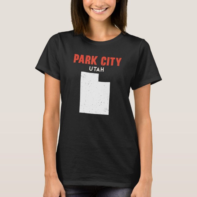 Camiseta Park City Utah Estados Unidos de América Viajes Ut (Anverso)