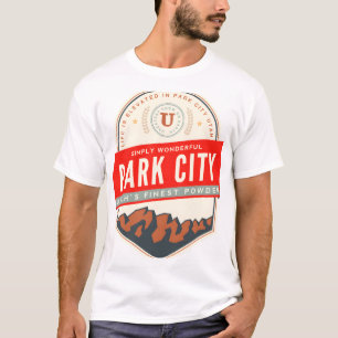 CAMISETA PARK CITY UTAH MONTAÑAS ESQUÍ ESQUÍAR SNOWBOARD �