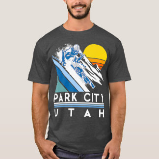 Camiseta Park City Utah Retro Ski