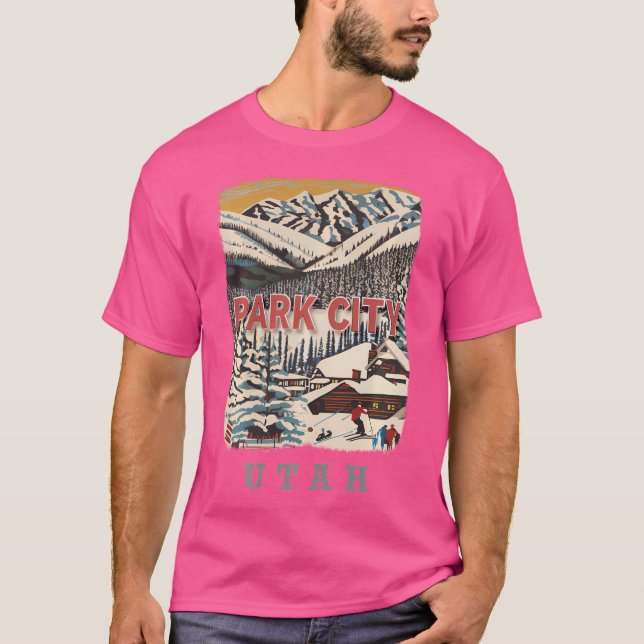 Camiseta Park City Utah Ut Mountain Majesty Sd991 (Anverso)