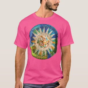 Camiseta Park Guell Gaudi Barcelona España Trencadis Design