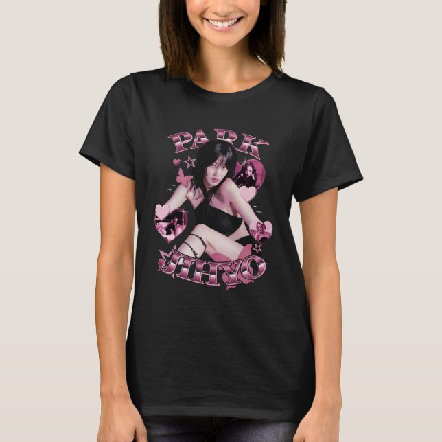 Camiseta Park Jihyo Twice Member Girlband Kpop Fanmade (Anverso)