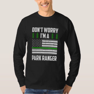 Camiseta Park Ranger American Flag Wildlife Officer Game Wa