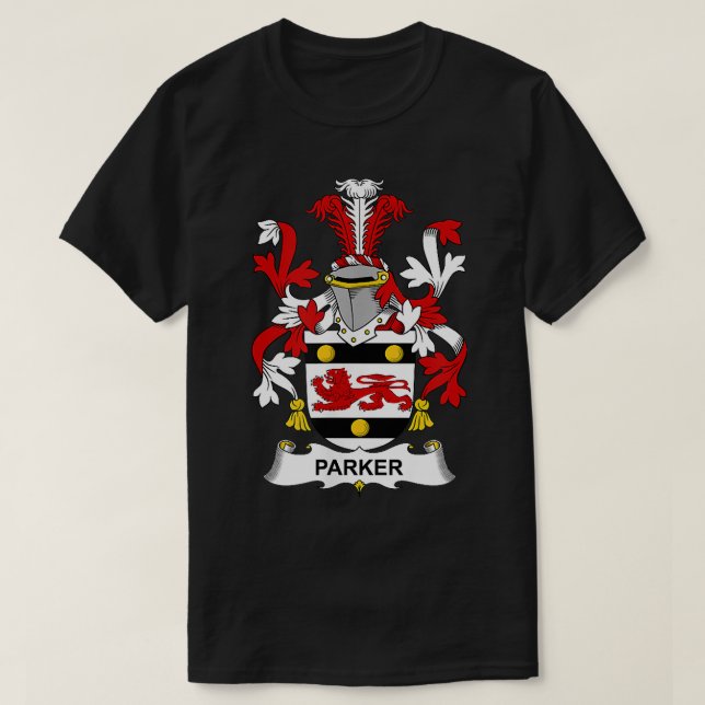 Camiseta Parker Coat of Arms Family Crest  (Diseño del anverso)