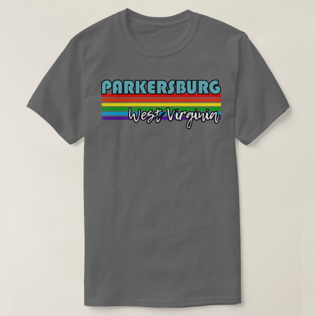 Camiseta Parkersburg Orgullo de Virginia Occidental Parkers (Diseño del anverso)