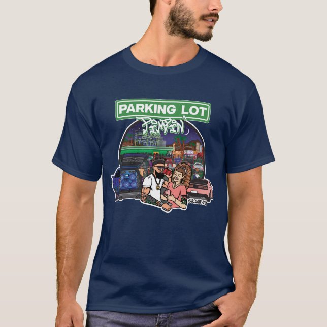 Camiseta Parking Lot Pimpin' Tee (azul) (Anverso)