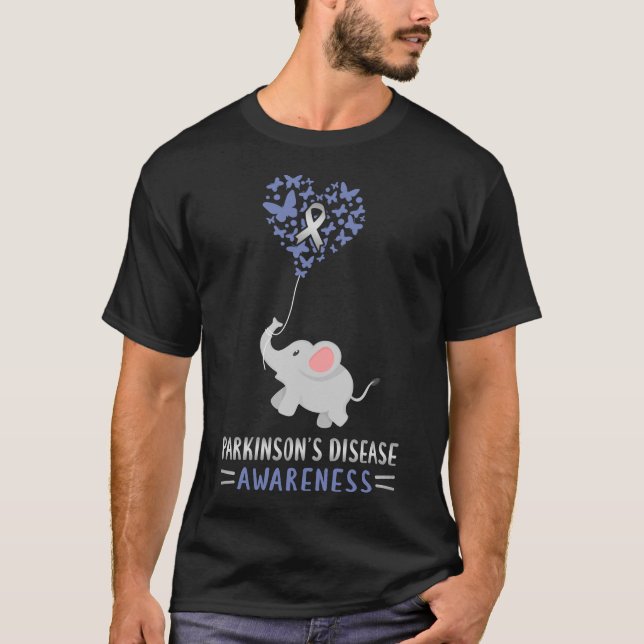 Camiseta Parkinsón Conciencia sobre la enfermedad mental (Anverso)