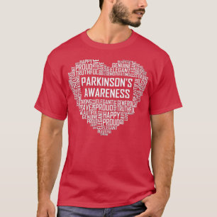 Camiseta Parkinsones Enfermedad Regalos del corazón Concien