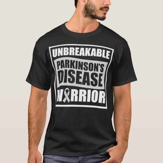 Camiseta Parkinsons Conciencia sobre la enfermedad Guerrero (Anverso)
