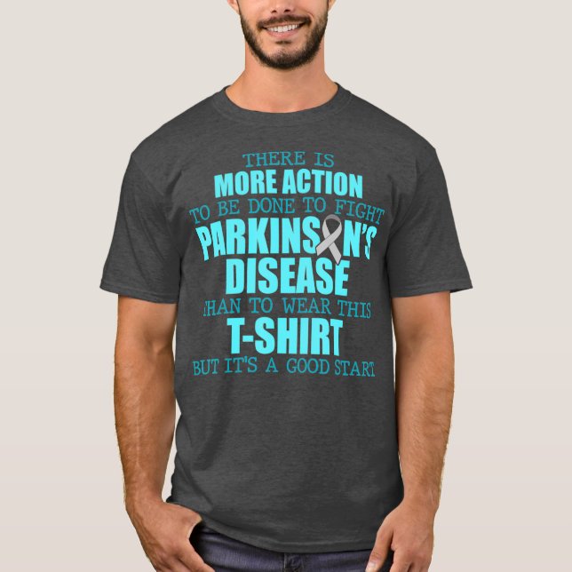 Camiseta Parkinsons Enfermedad Conciencia Wear Warrior (Anverso)