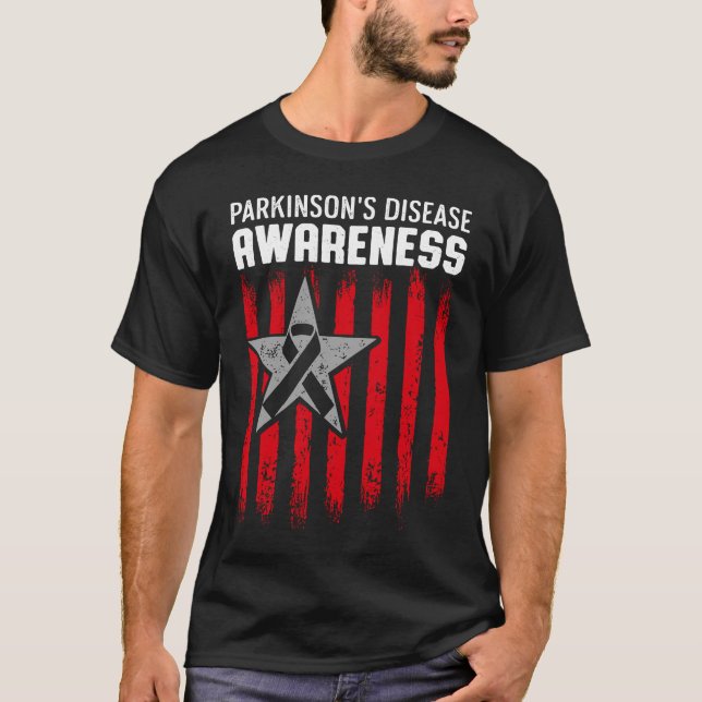 Camiseta Parkinsons Enfermedad Sensibilización Sobrevivient (Anverso)