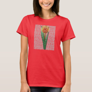Camiseta Parkinsons Fuerza Burst Tulip RednYellow