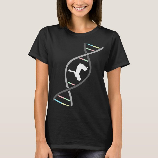 Camiseta Parkour Acrobatics Freerunding Freestyle Sport DNA (Anverso)