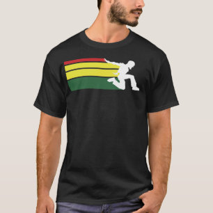Camiseta Parkour alinea verde y amarillo rojos