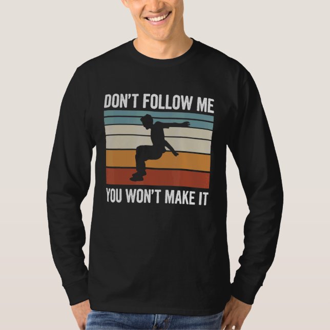 Camiseta Parkour Backflip Para Un Atleta De Bóveda (Anverso)