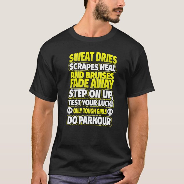 Camiseta Parkour Chicas duros Parkour (Anverso)