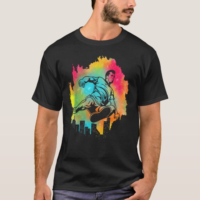 Camiseta Parkour corredor de estacionamiento de atletas ext (Anverso)