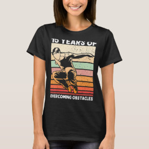 Camiseta Parkour de época 15 años Fift de niño de 15 años