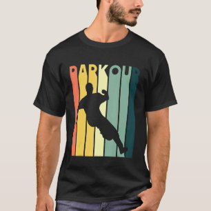 Camiseta Parkour de estilo retro Vintage Urban Free Running