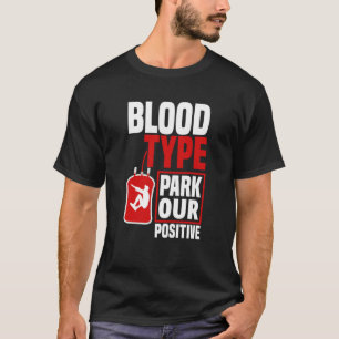 Camiseta Parkour de tipo sanguíneo