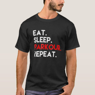 Camiseta Parkour Eat Sleep Parkour Repeat Extreme Tee